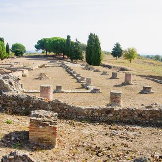 The,Ancient,Roma,Town,Of,Aleria,,In,Corsica,,France